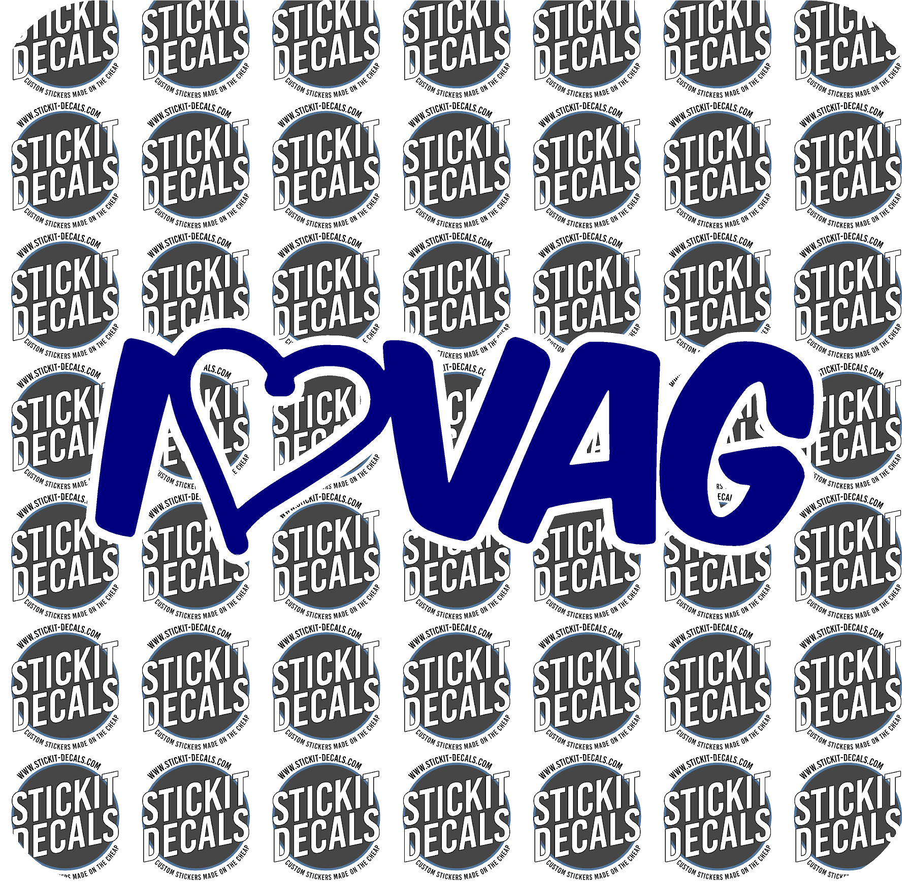 I ♥ VAG Decal Sticker – Volkswagen Auto Group VWAG VW – Stickit Decals