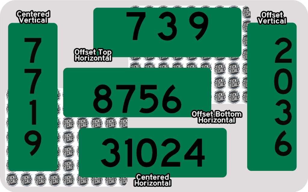 Reflective House Address Signs for Improved Safety and Visibility