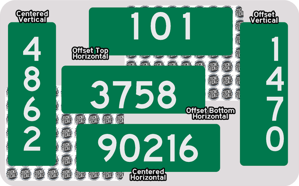 Reflective House Address Signs for Improved Safety and Visibility